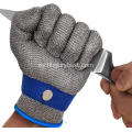 Guantes de seguridad de trabajo industrial de malla de metal de acero inoxidable